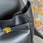 Black Cross-Belt Lock Bag - Image 3