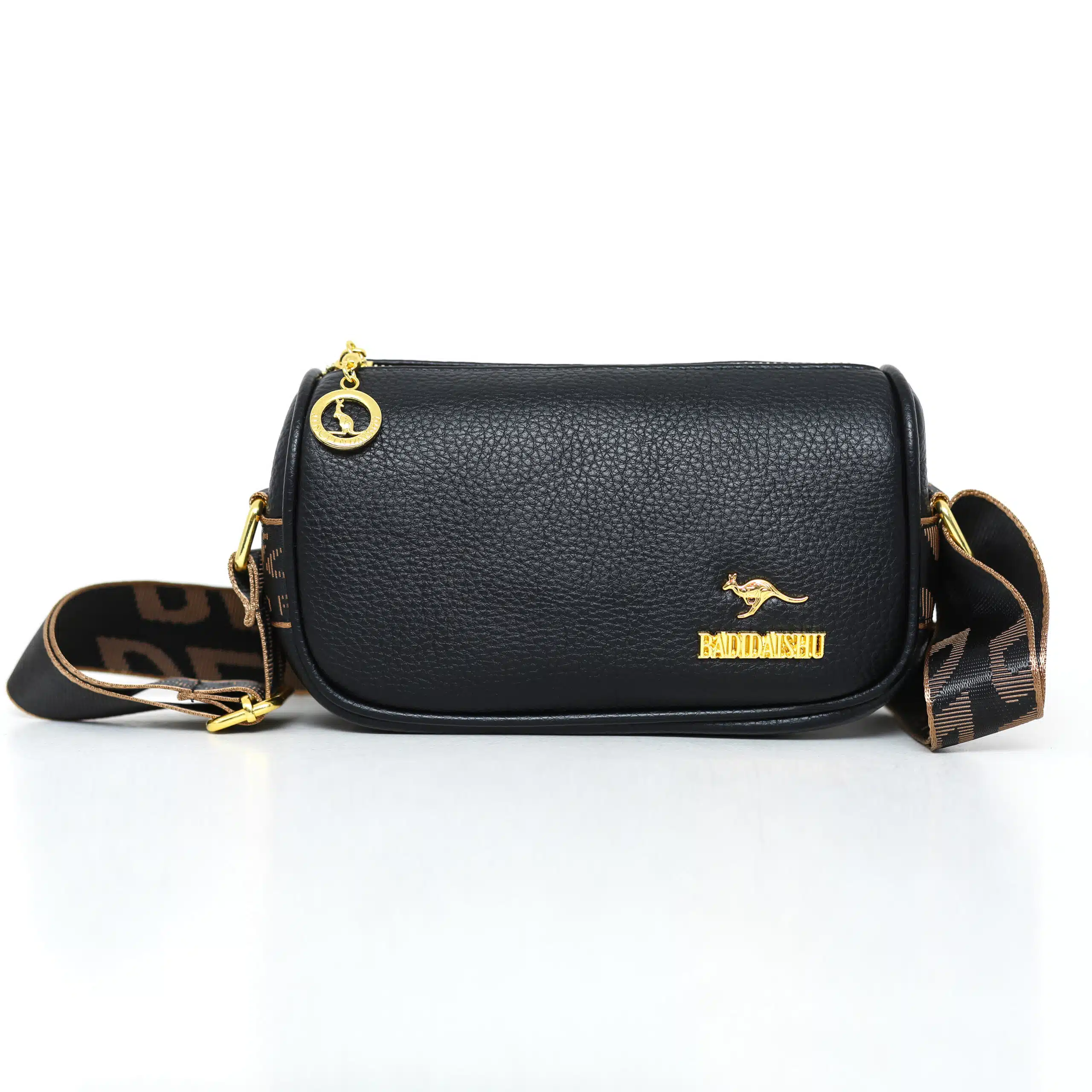 1E9A9404 Solid Crossbody Bag Black - Image 1