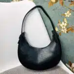 Solid Boat Bag Black Color