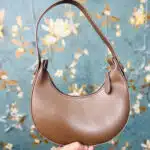 Solid Boat Bag Brown Color