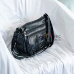 Multichamber Crossbody- Black