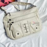 Multichamber Crossbody- White